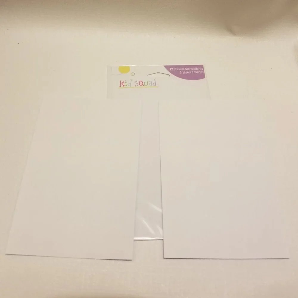 4 sheets of greeting card co stickers- 2 vtg Easter, & 2 of hearts - Picture 8 of 9